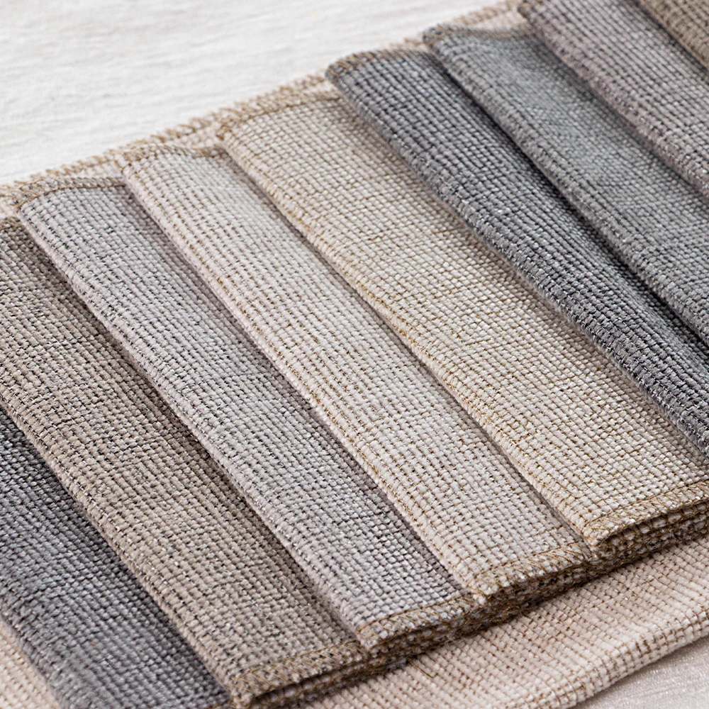 Wholesale good quality LOW MOQ 100% polyester Plain chenille fabric of solid colors chenille upholstery fabric for home textile