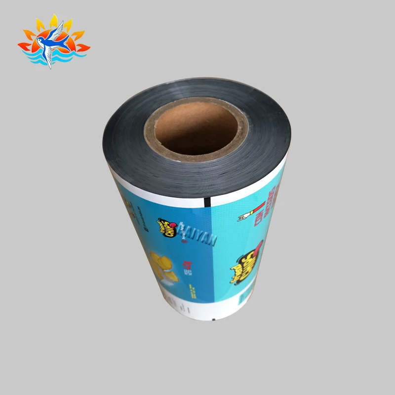 
Laminated plastic OPP/Met CPP flexible food potato chips wrapping film roll 