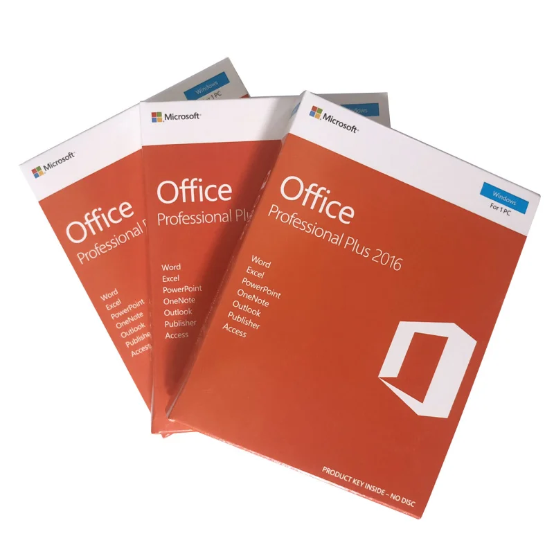 Оптовая продажа офис 2016 профессиональная розничная коробка полная упаковка Pro Plus для