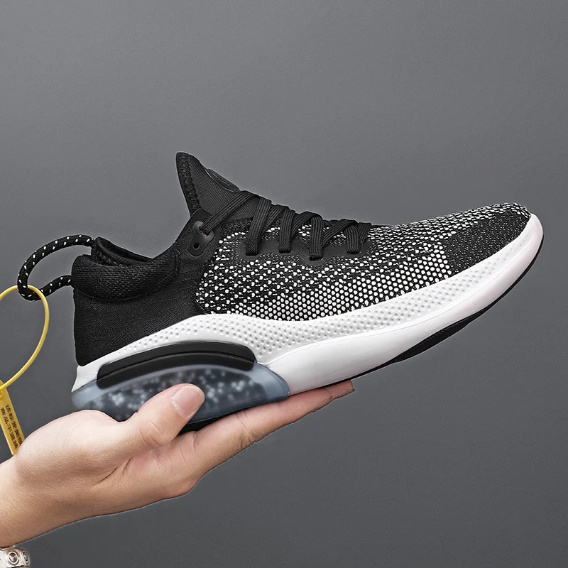 
Breathable lace up High quality shock absorbing Men shoes National sport running shoes 