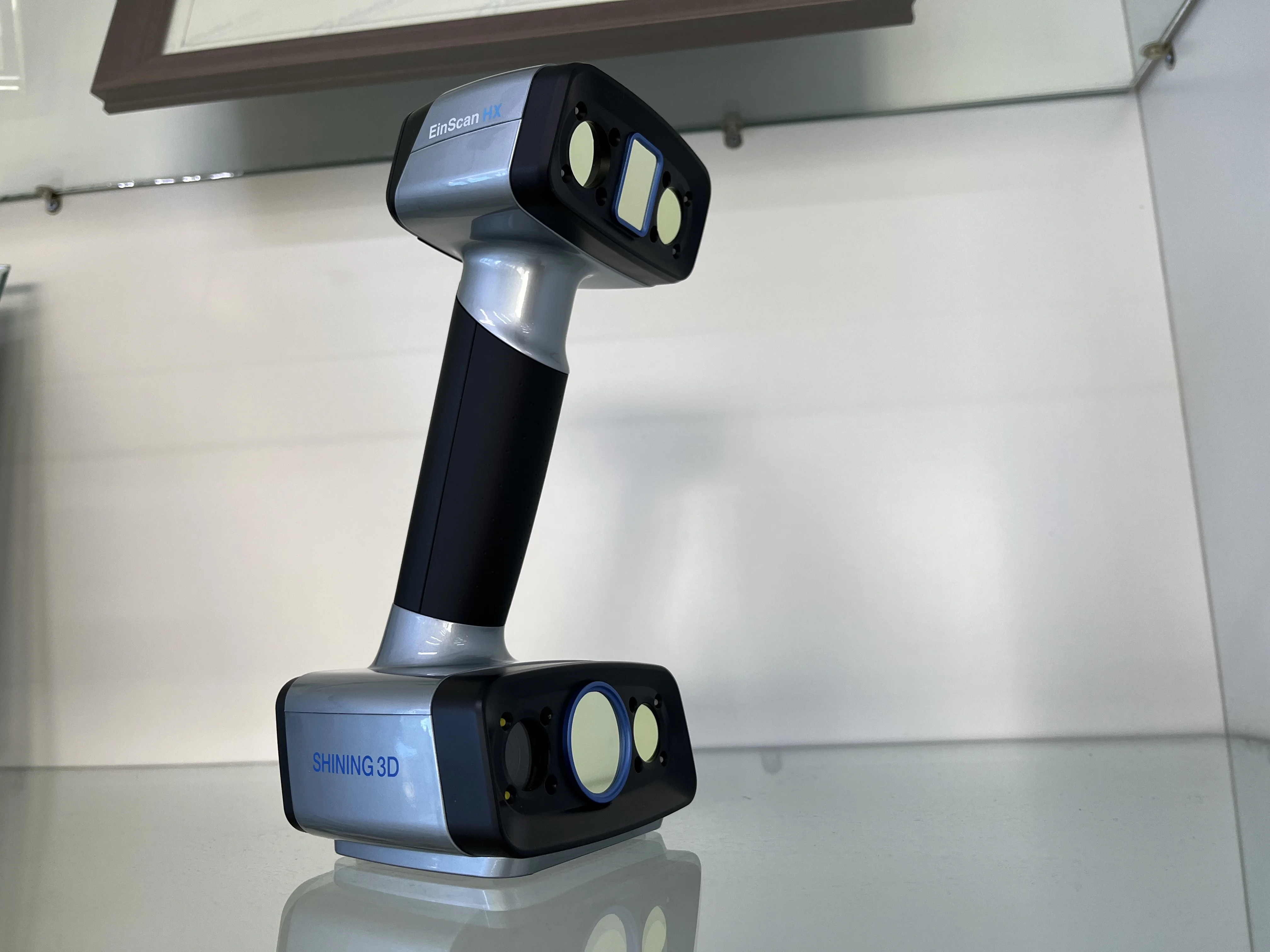 Fast Scanning Dual Light Source 3d Scanning Color Einscan HX Laser Scanning / LED Light 3D Laser Scanner