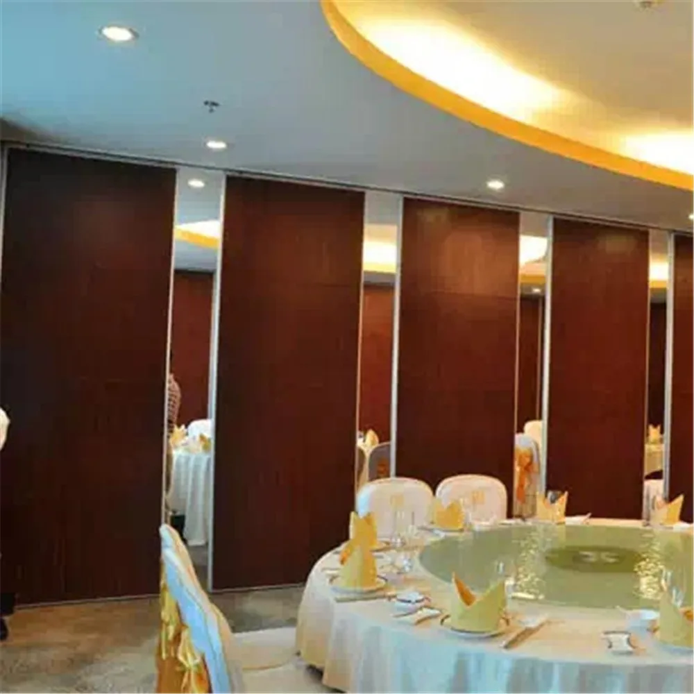 
Wedding hall acoustic movable partition door fabric folding door partition for banquet hall 