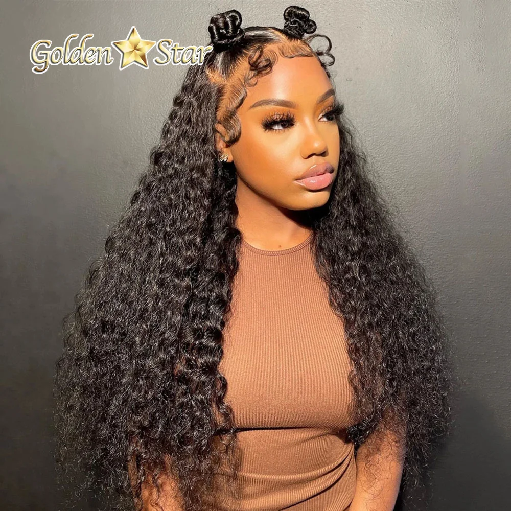 GD Wholesale 13x4 13x6 360 Lace Front Human Hair Wigs,Transparent Swiss Lace Front 360 Curly Wig Brazilian Virgin Hair Wigs