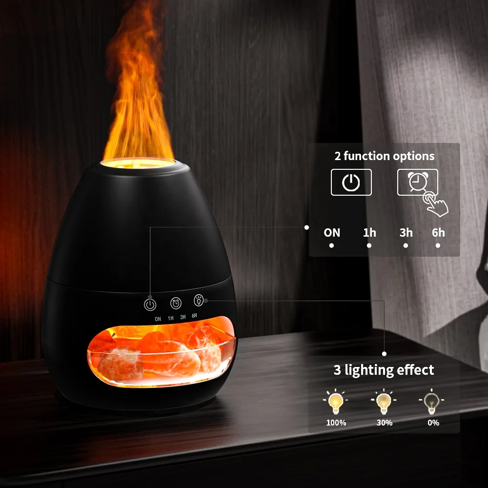 200ml Volcanic Aroma Diffuser 3D Firework Essential Oil Humidifier Factory-Made for Home and Hotel Use 1-Year Warranty