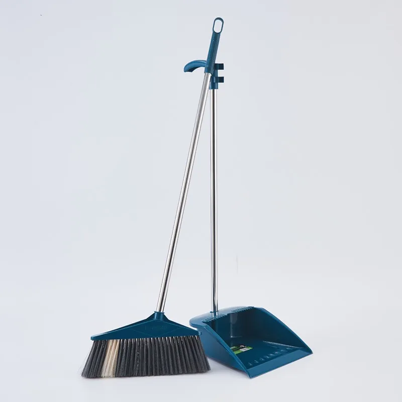 wholesale indoor red supplier bathroom threaded clean foldable dust free hand magic scrub broom brooms in china with handle