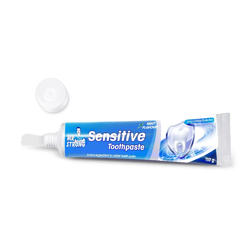 Hot selling  toothpaste for sensitive teeth nature formula fluoride free for adult sensitivity use