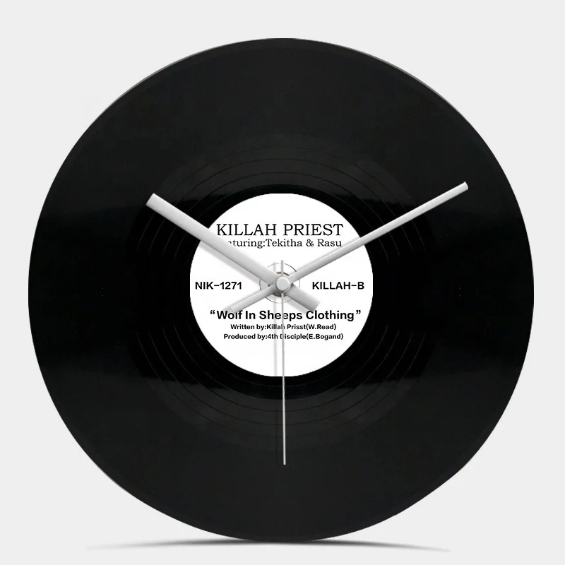 Creative Vinyl Record Funky Traditional Decorative Wall Clocks