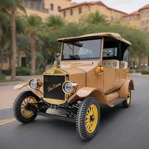 Yatian Manufacturer Historycal leisure antique design electric car import vintage cars