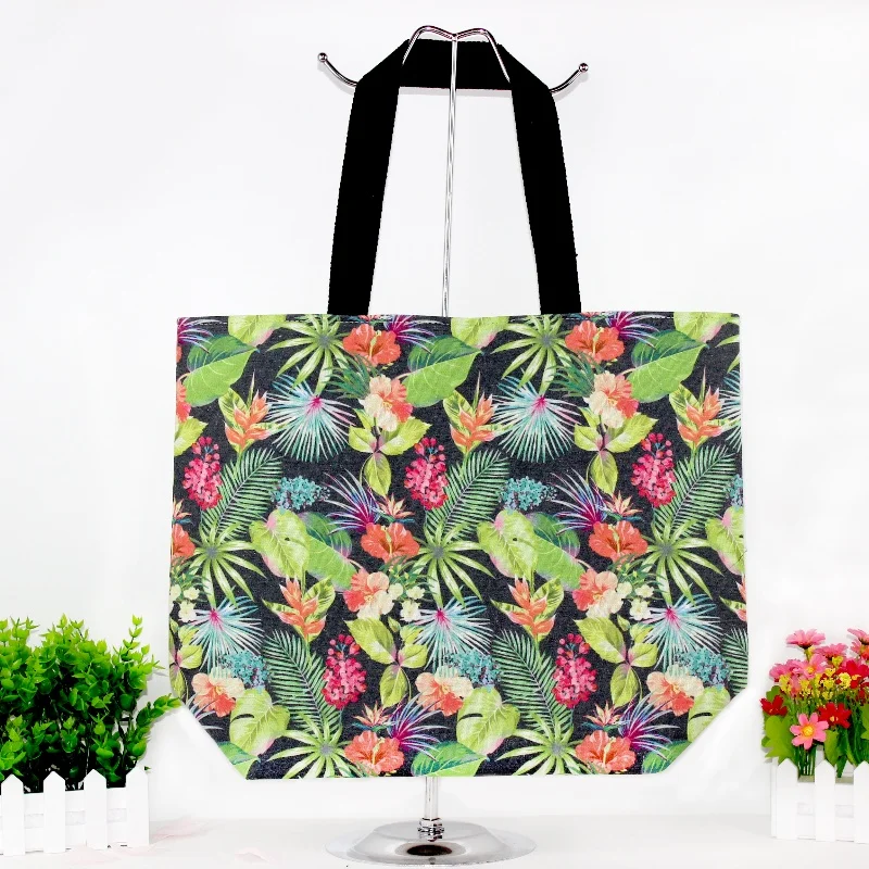 Promotional Personalized Blank Plain Cotton Canvas Bags Reusable Shopping Cotton Tote Bags With Custom Printed Logo