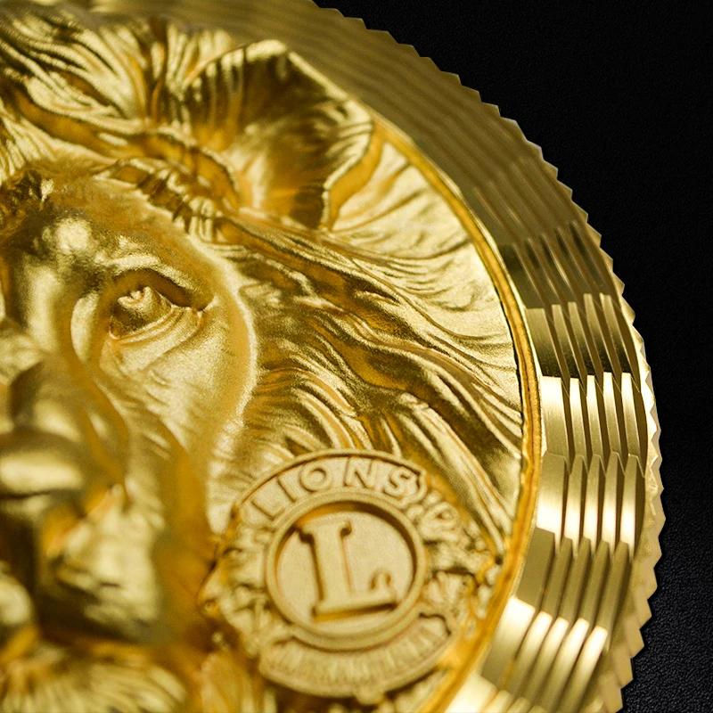 New design custom-made High end quality metal 3D challenge mold stamped coins antique gold bronze souvenir coins