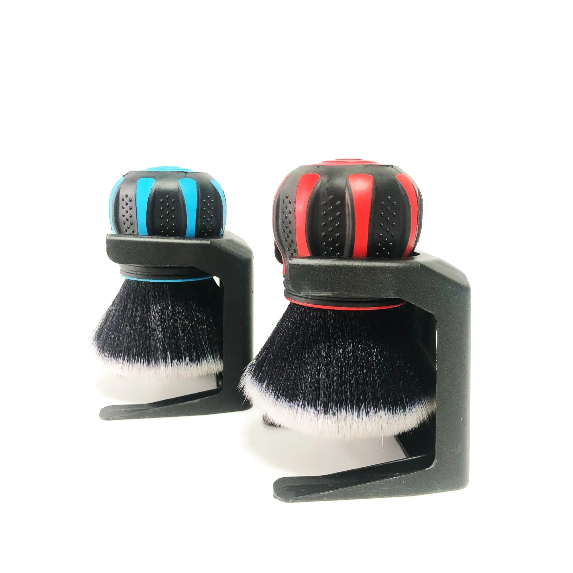 Selected Auto ultra soft bristle round ball head detailing brush curveball interior cleaning brush big ball car air vent brush
