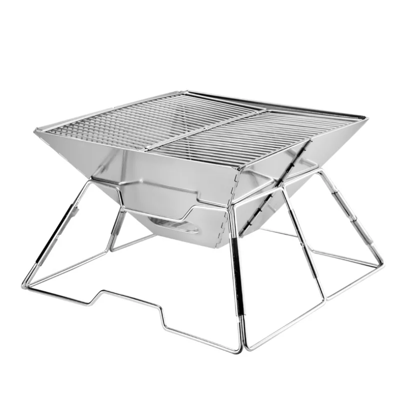  Portable Convenient Garden Used Barrel Charcoal BBQ
