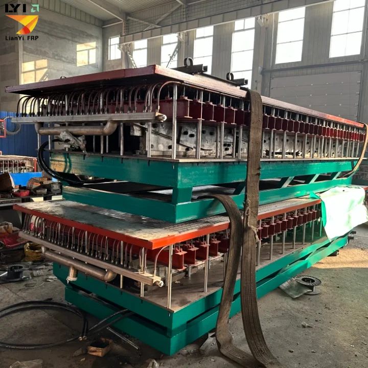 FRP Molded Grating Machine 38*38 1.22*3.66M Fiberglass Manufacturer Equipment Floor Walkway Welding Moulding Cutting Bending