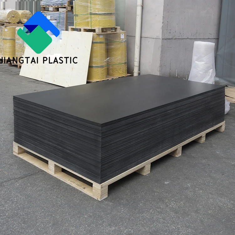 Jiangtai  122x244 288 305 156cm forex celuka sintra white black glossy hard furniture use foamed 8 x 4 pvc sheets