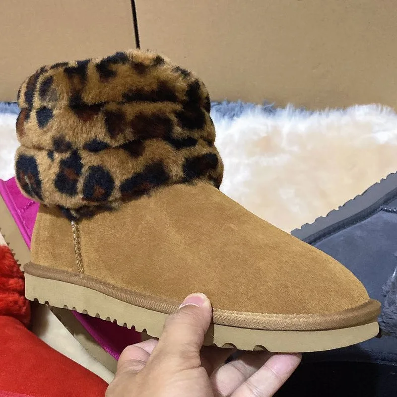 Snow Boots Winter Boot Wholesale Custom Winter Warm  Snow Boots For Woman with  box
