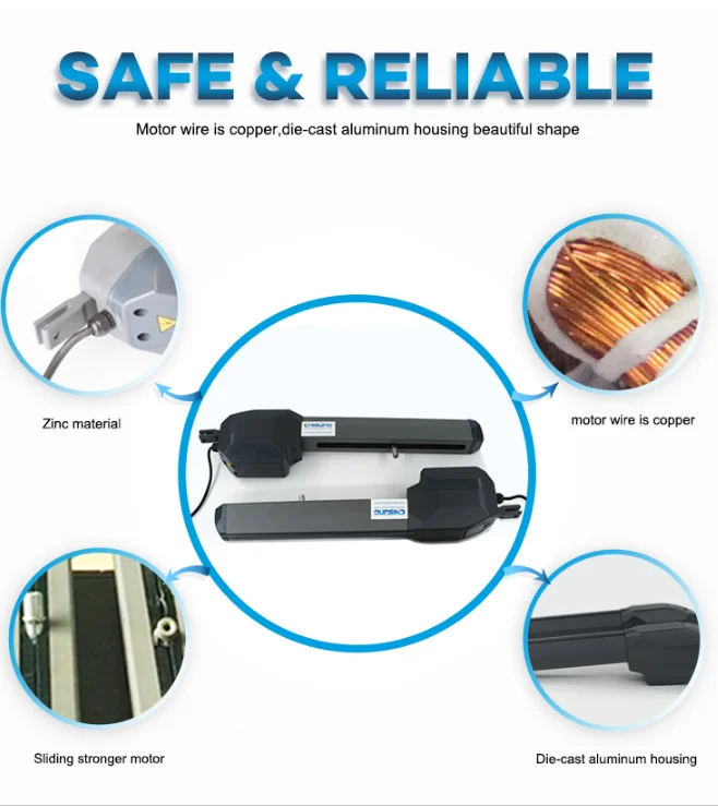 CSSGO-06 Stronger Bigger Motor Smart Automatic Swing Gate Opener Kit