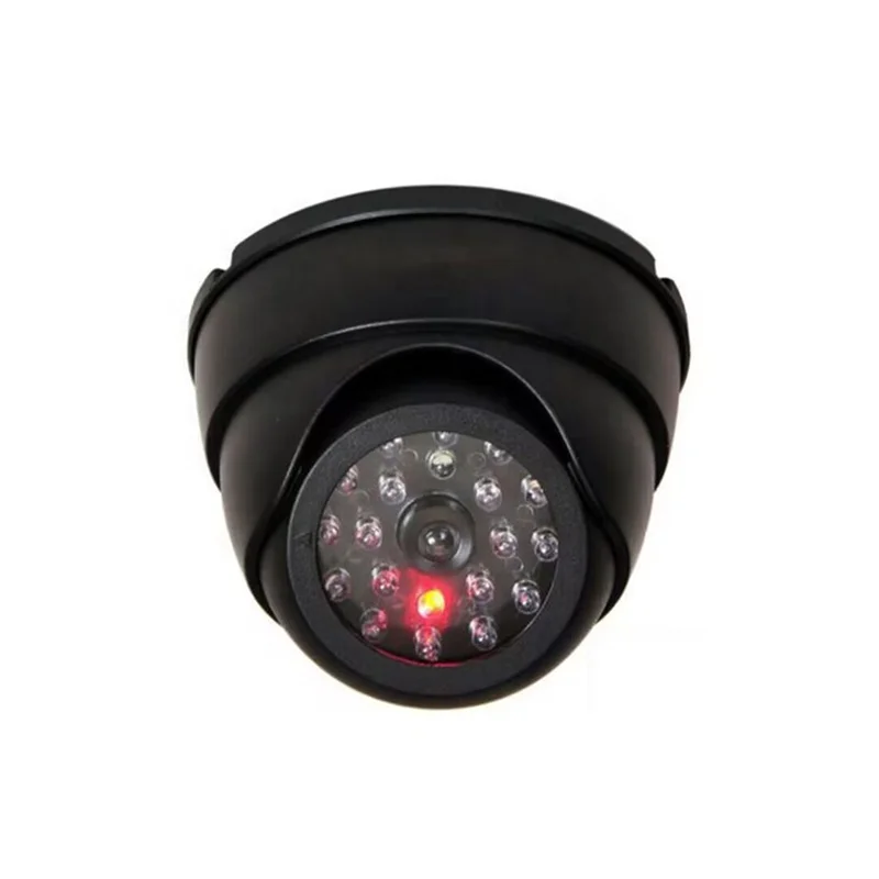 Dome  camera, infrared, closed circuit television monitoring, security camera, simulated flashing LED, home security theft