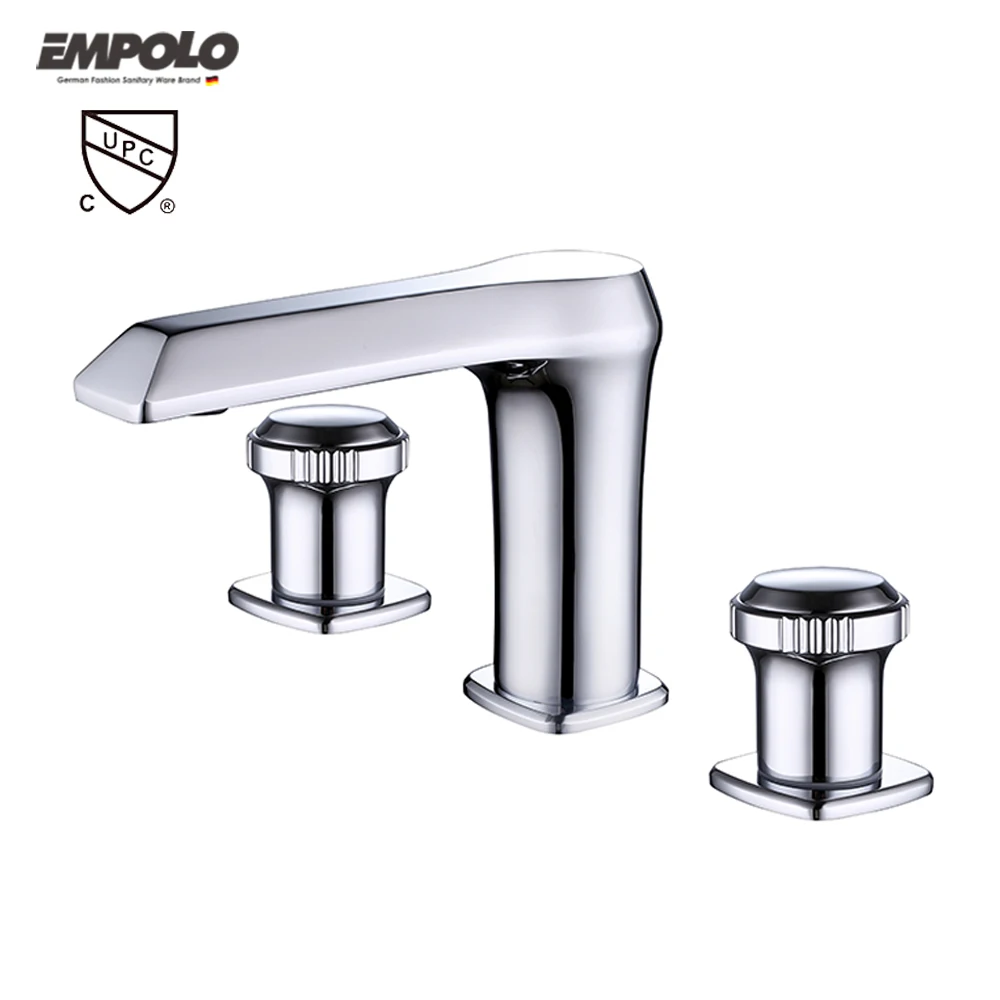 Taps manufacturer faucets for bathroom double handle wash basin mixer brass water taps