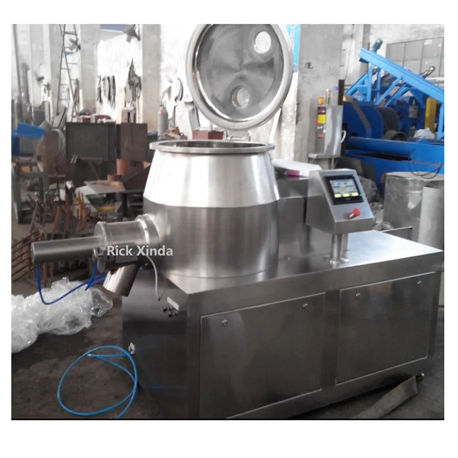 High Speed Chemical Pharm Efficient Mixing Granulator Granulating Machine