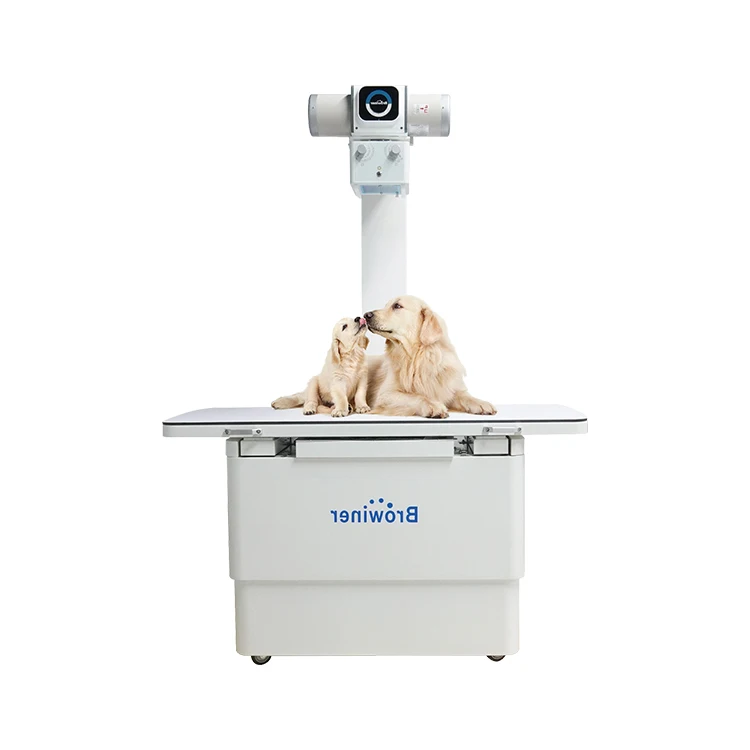 Browiner hot selling product integrated image veterinary mobile X-ray machine wired foot switch X-ray inspection machine VX200