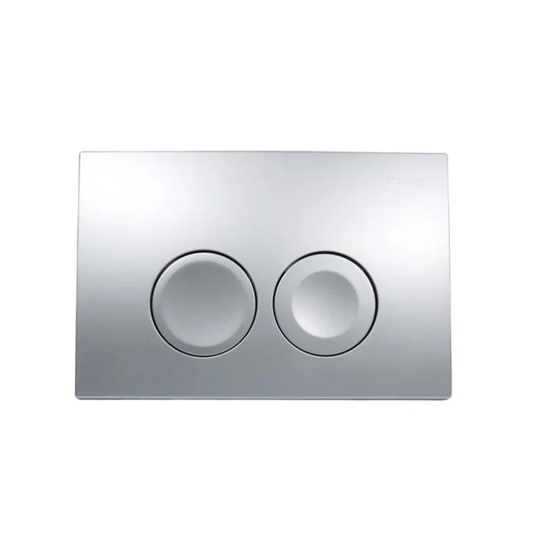 Wholesale Hotel Bathroom concealed cistern ABS silver toilet touch button flush top button cover