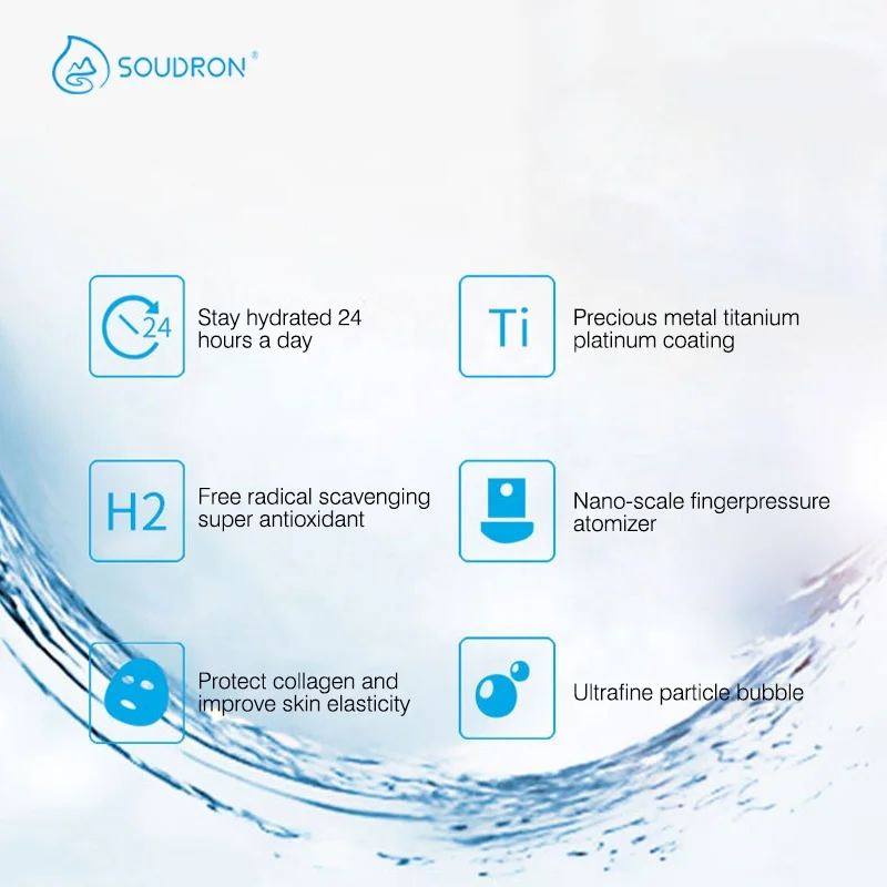 Handheld Facial Nano Mist Spray Hydrogen Rich Water Spray