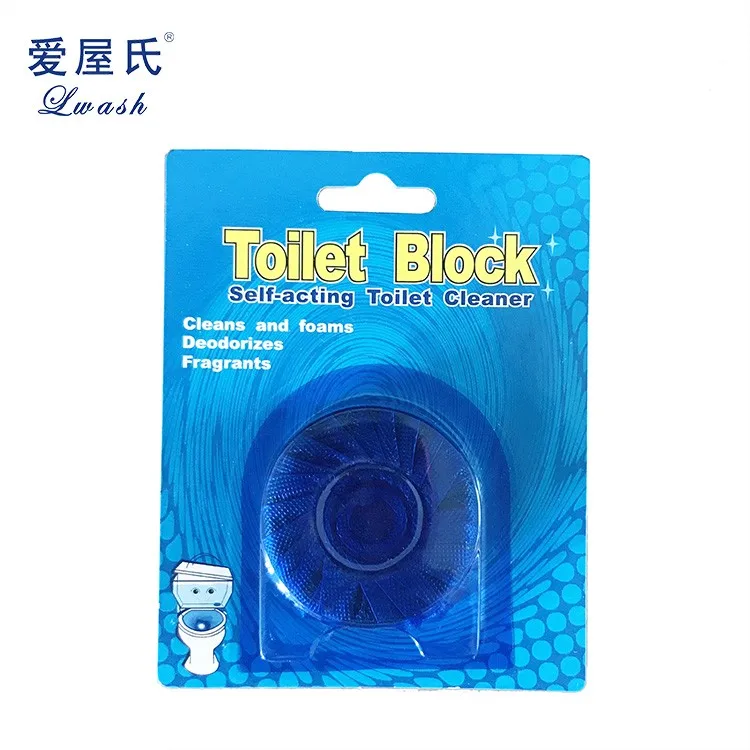 Low cost factory Blue bubble toilet cleaner flush blocks