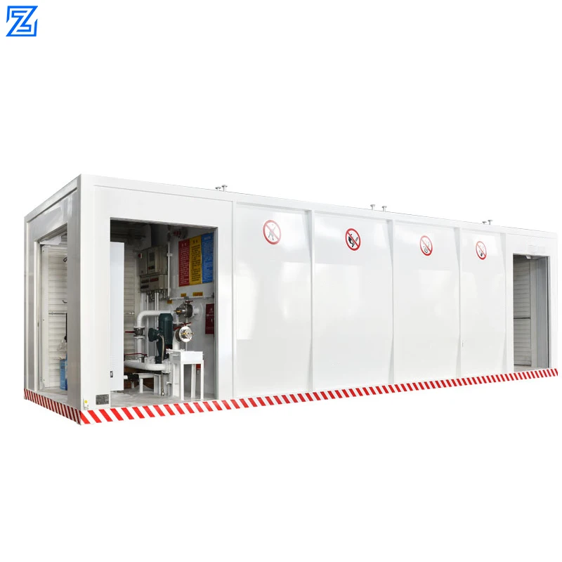 Double Wall Self Bunded Storage Tank Diesel Oil Petrol Compatible Mobile Fuel Station