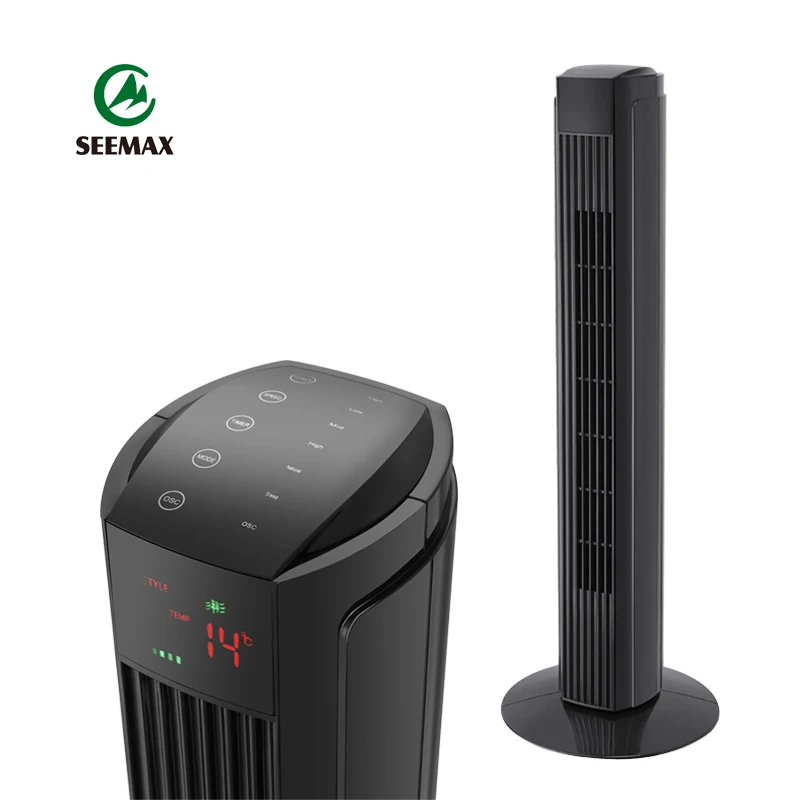 
Factory Direct Sale Remote Control Electric Strong Wind 3 Speeds 32inch 80cm Tower Fan 45w 