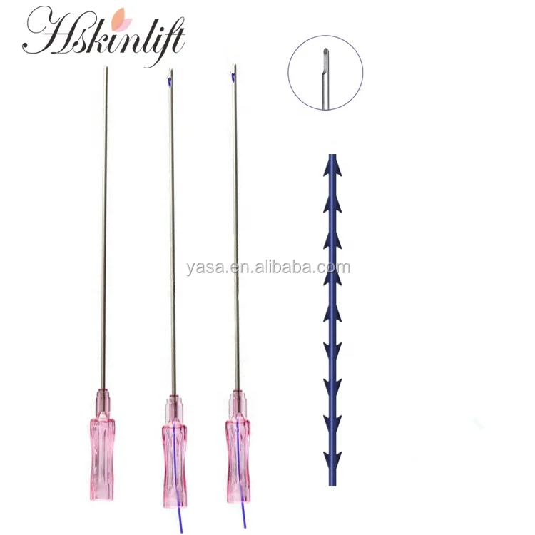 Wholesale Hilos Tensores 18g 100mm Pdo Blunt Cog Thread Lift Cannula Cosmetic for
