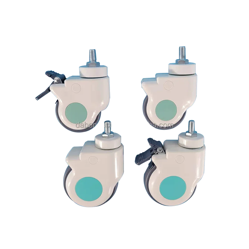 3 Inch Swivel Stem Caster Medical Cart Castor for Hospital furniture Wheels