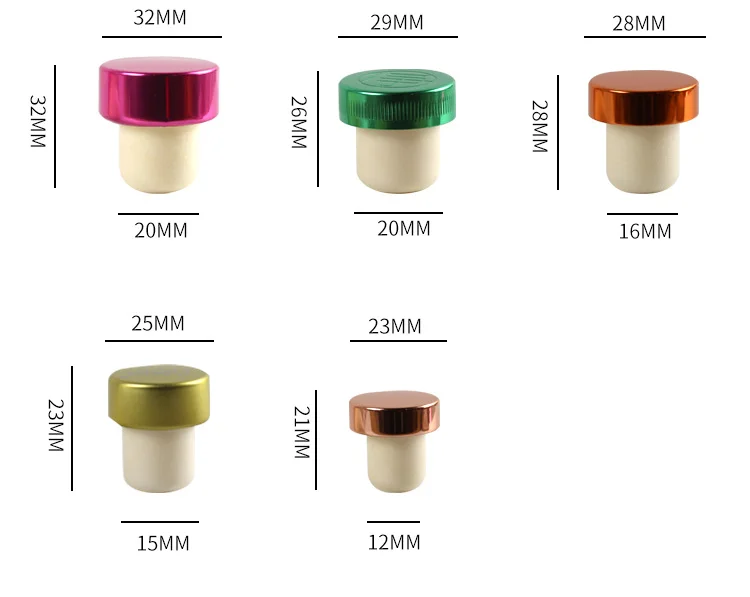 AVERTAN Manufacturer Wholesale High Quality Synthetic Cork Bottle Stopper for Whisky Tequila Liquor Wine Bottles Cork