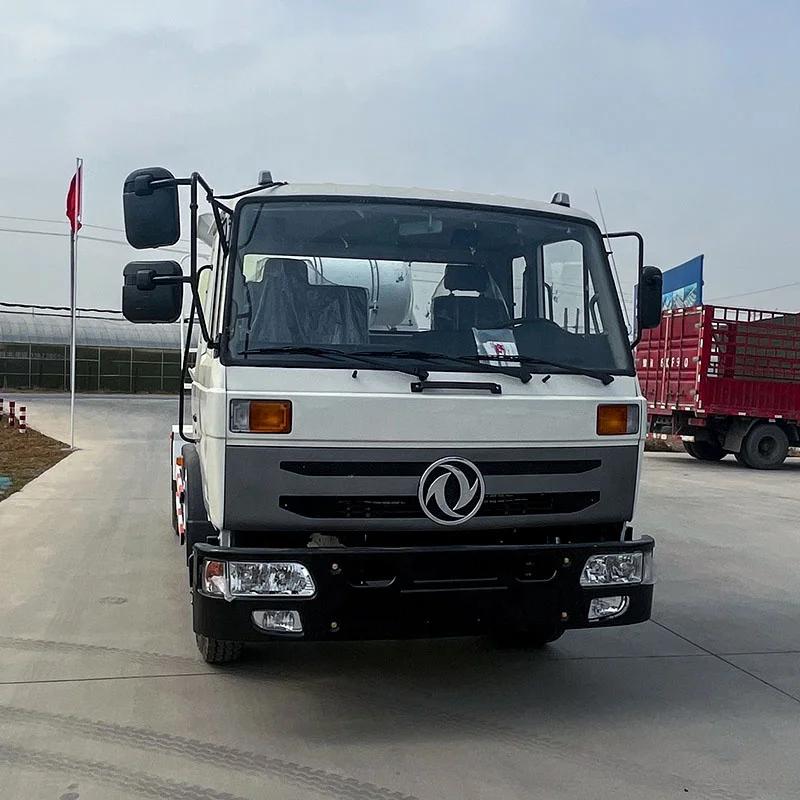 Multi purpose 5-cubic concrete mixing and conveying integrated machine, agricultural concrete mixer truck tanker truck