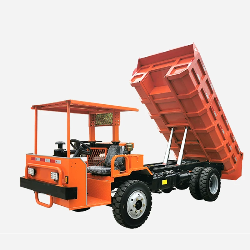 Mine Mini Dumper Easy Operation Electric Four Wheels Hydraulic Mini Dumper Trucks 5 Ton For Sale