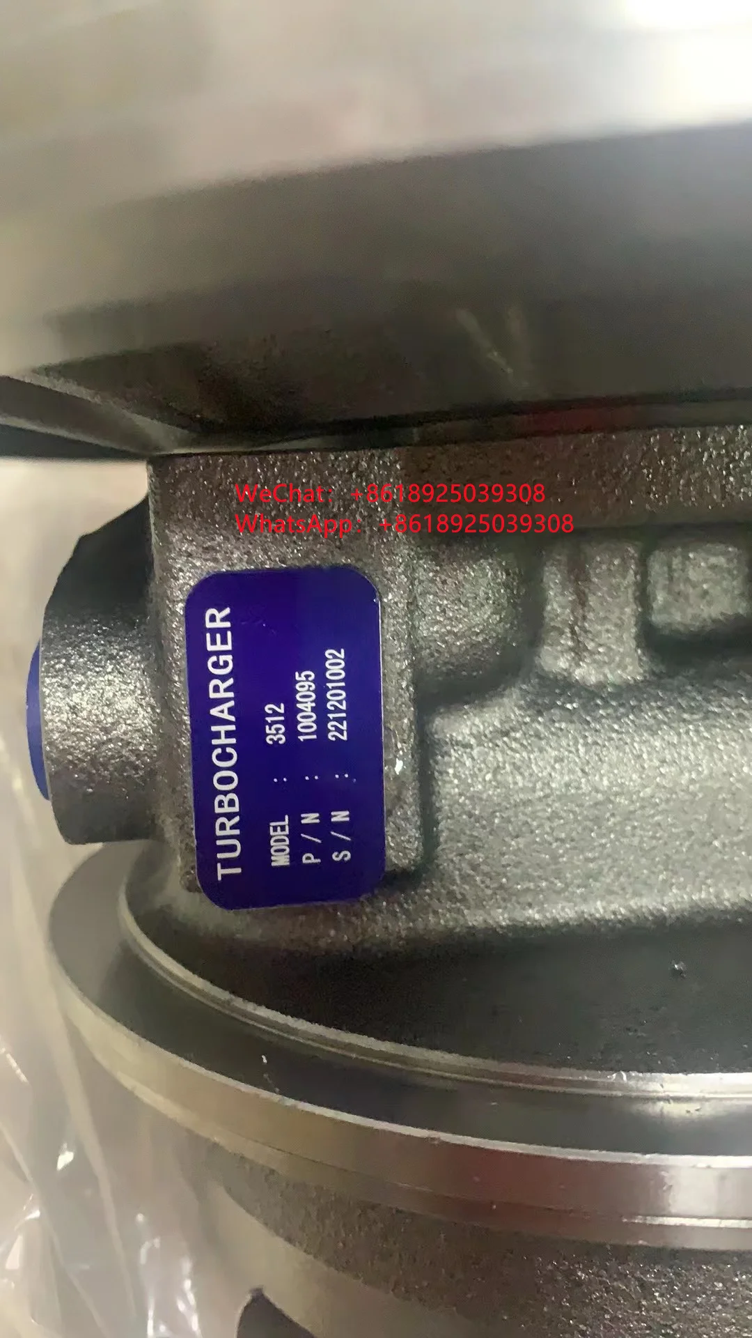 Notonparts Cartucho turbocompresor 1004095 100-4095 compatible con Caterpillar 7W3570 3512 3516 SR4 3512 3516 G3516