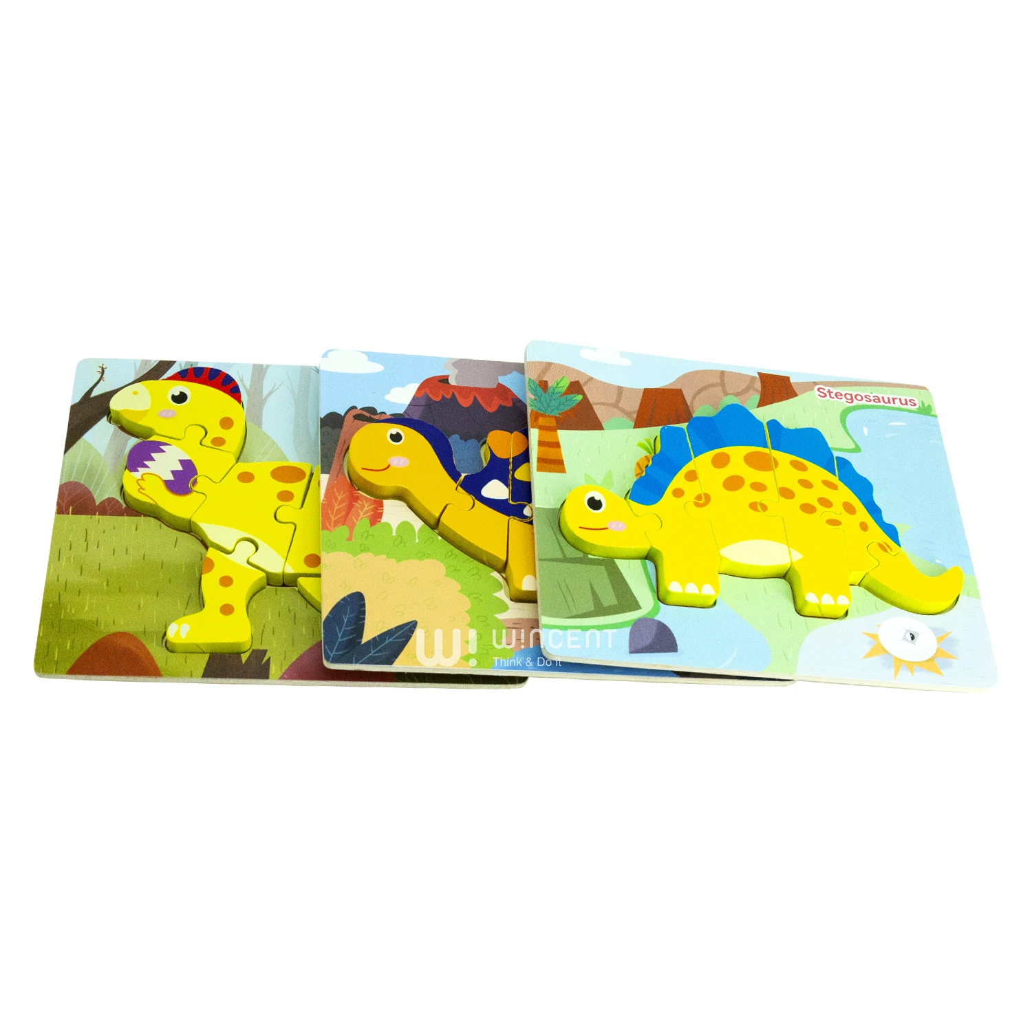 CPC CE Early Learning 3D Animal Traffic Puzzle Board Game Children Cognitive Wooden Matching Puzzles Toys For Kids Boys Girls