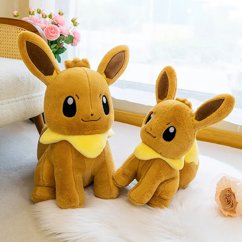 Eevee Pikachu Snorlax Squirtle Charmander плюшевые игрушки Pokemoned Umbreon Sylveon для детей