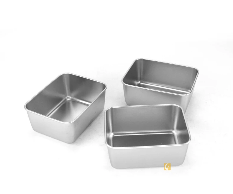 Hot selling rectangular stainless steel Japanese style 8 compartment seasoning box with lid spice container box storage box