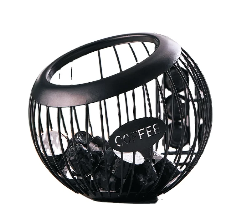 Metal Holder Wire Fruit Storage Coffee Capsule Holder Mug Coffee Pod Basket