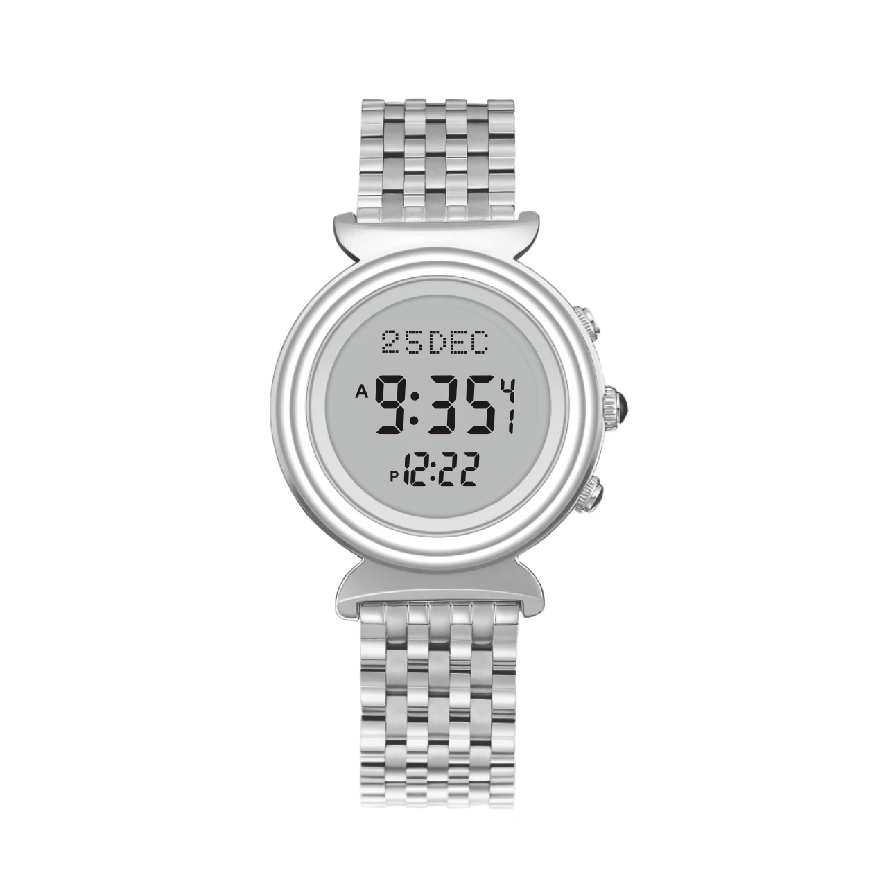 ALFAJR Lady azan LCD watch relojes hombre islam ювелирные изделия azan Будильник Деревянный ящик для часов цифровые наручные часы для женщин