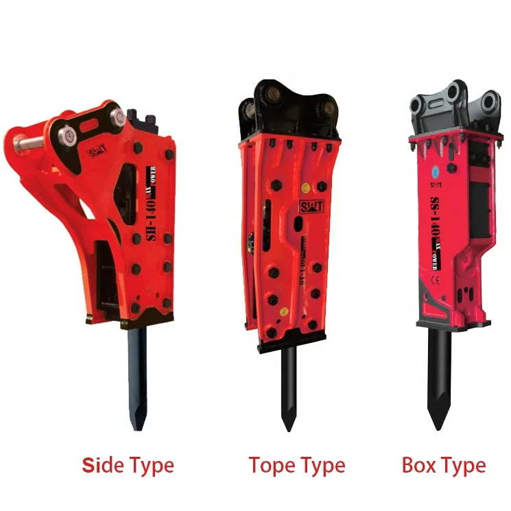 Гидравлический молоток топового типа бокового типа для всех экскаваторов