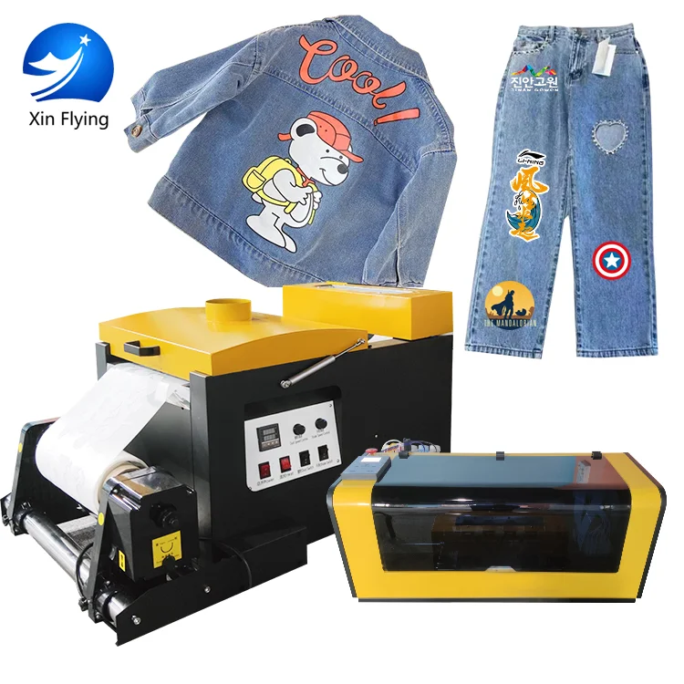 life time after-sale service A3 dtf printer printing  machine for small production t shirt printing for garment