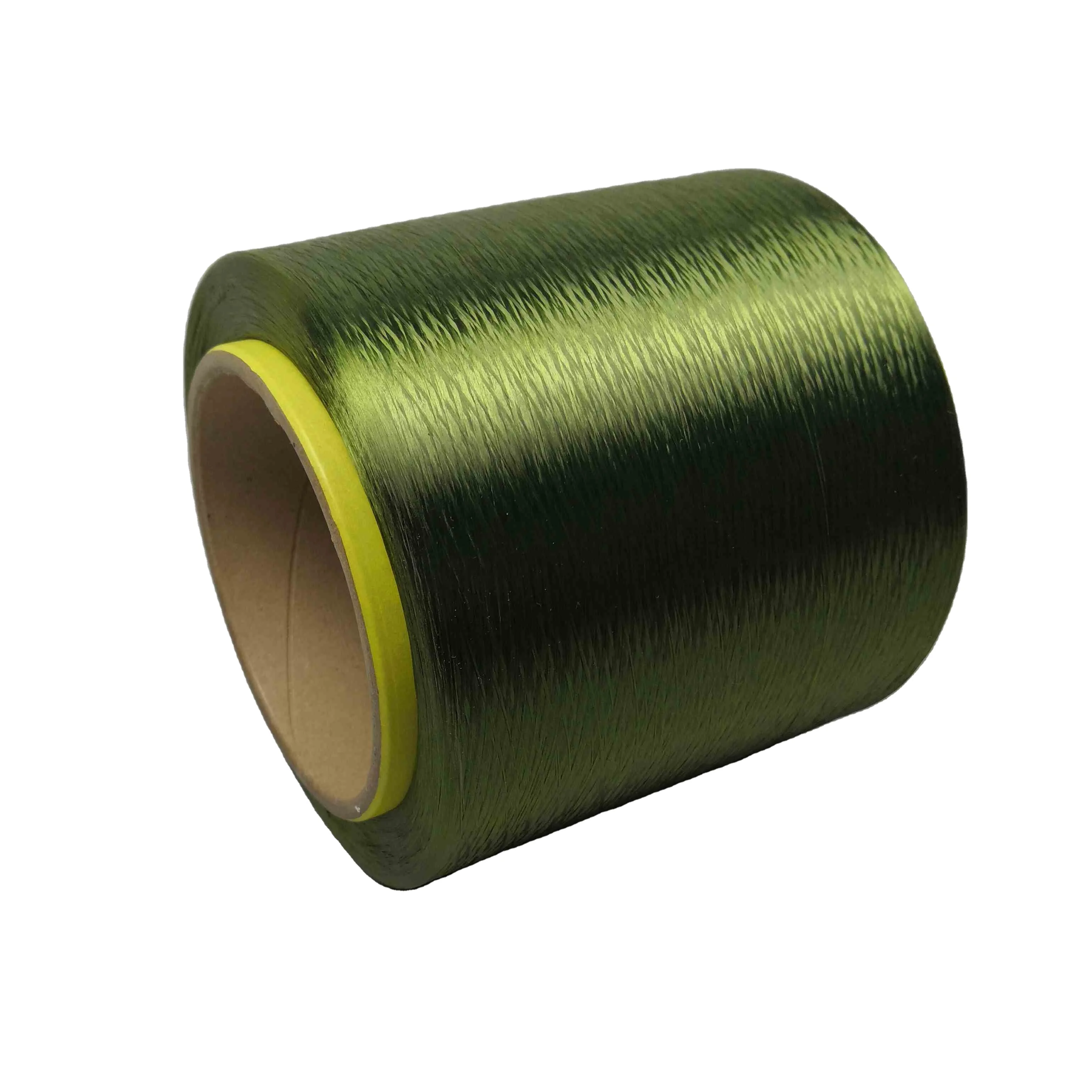 Industry dope dyed nylon 6 filament yarn army green color