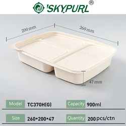 Экологически чистый биоразлагаемый контейнер для кукурузного