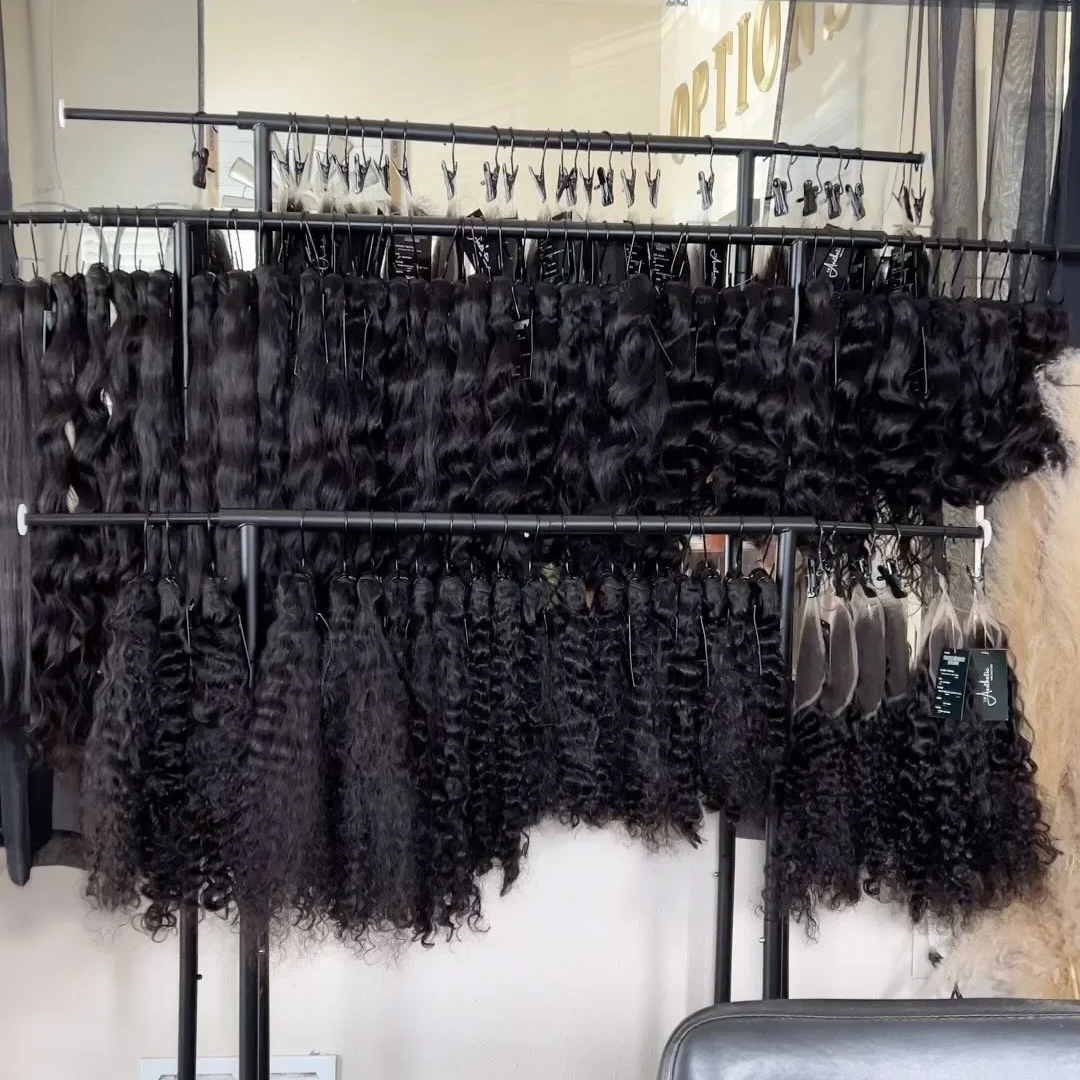 Dyed Kinky Hair Weft Jerry Curly Human Hair Bundle Natural Color Kinky Curly Afro Coily Raw Burmese Hair Bundle,thickness