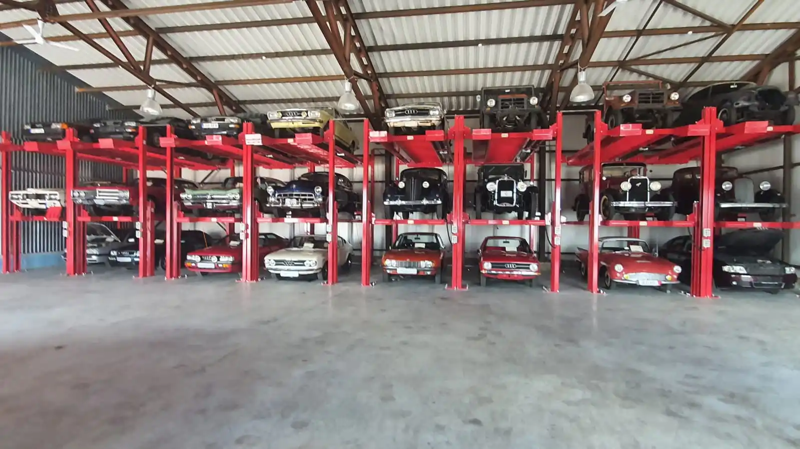 Car Triple Stacker Parking Lift Equipment