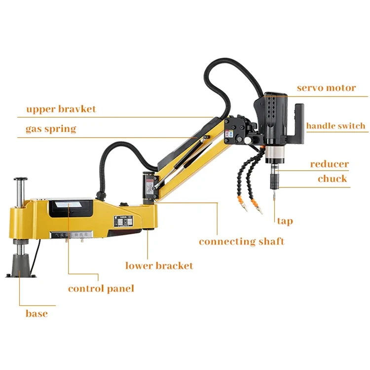 Square column drilling machine price M24 drilling tapping machine drilling machines