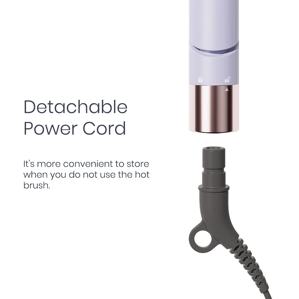Выпрямитель для волос с плавающей керамической пластиной цифровой утюжок со съемным шнуром глобальное напряжение 1
