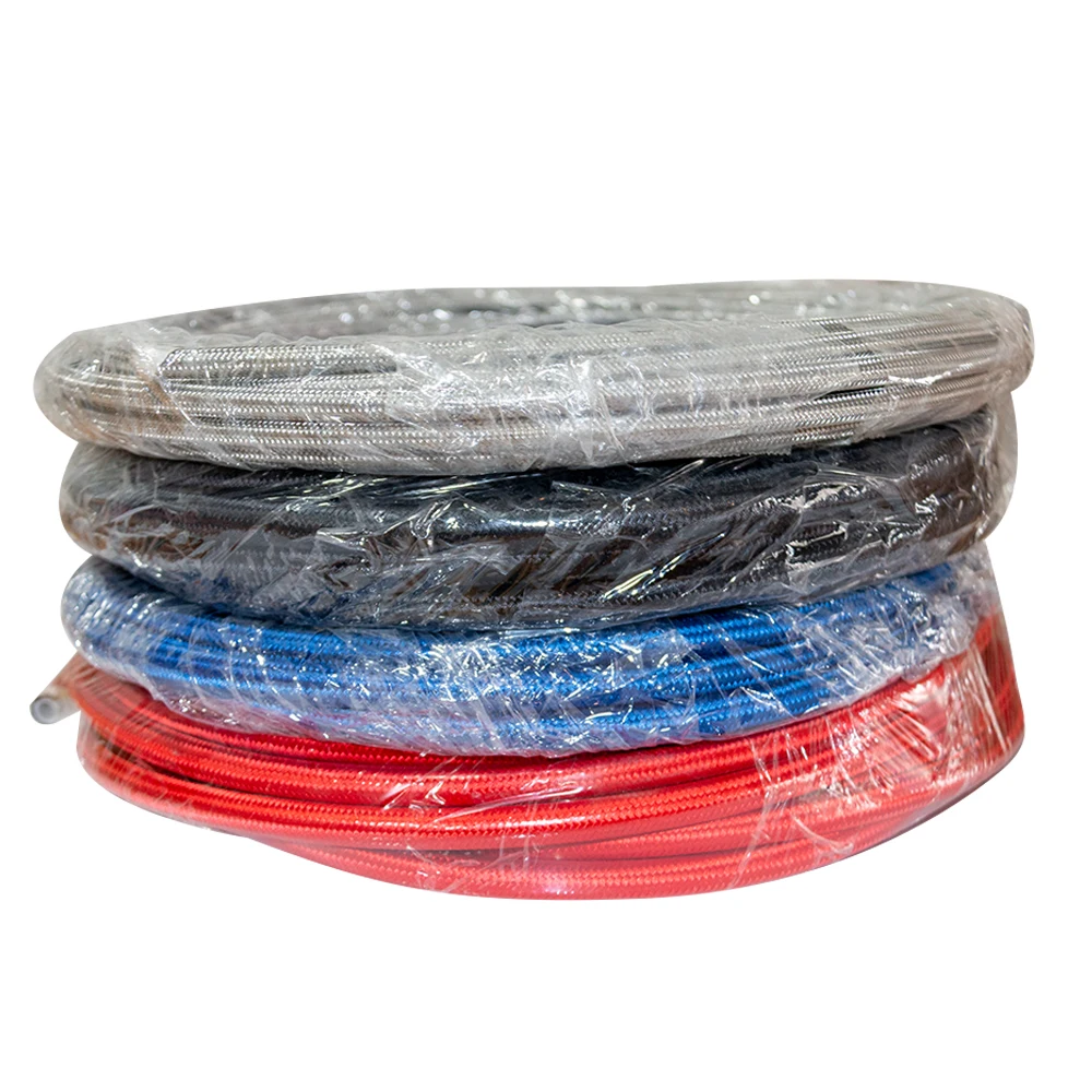 PTFE lined metal hose PTFE stainless steel lined PTFE bellows corrosion-resistant braided pipe metal hose