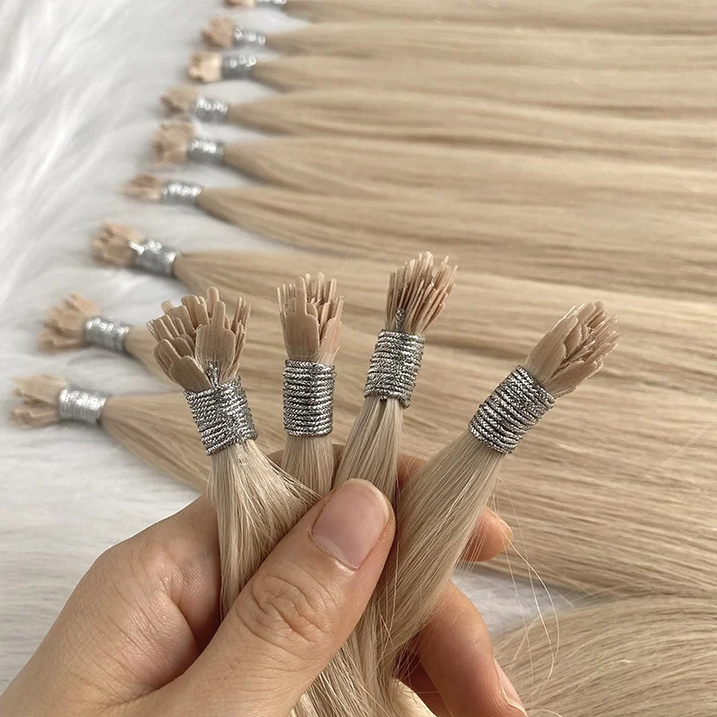 Findvirginhair Wholesale Slavic Fan Y Tip Hair Extension Top Quality Root Stretch Color Double Drawn 100human Cuticle Hair
